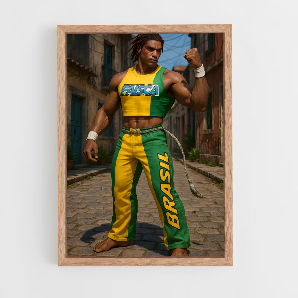 Poster Eddy's Vibe – affiche Capoeira (vue 4)